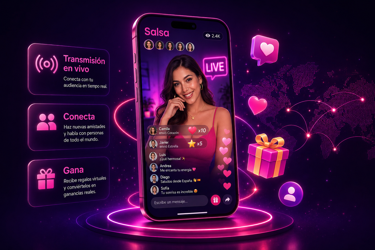 Formas de ganar dinero con transmisiones en vivo y llamadas privadas